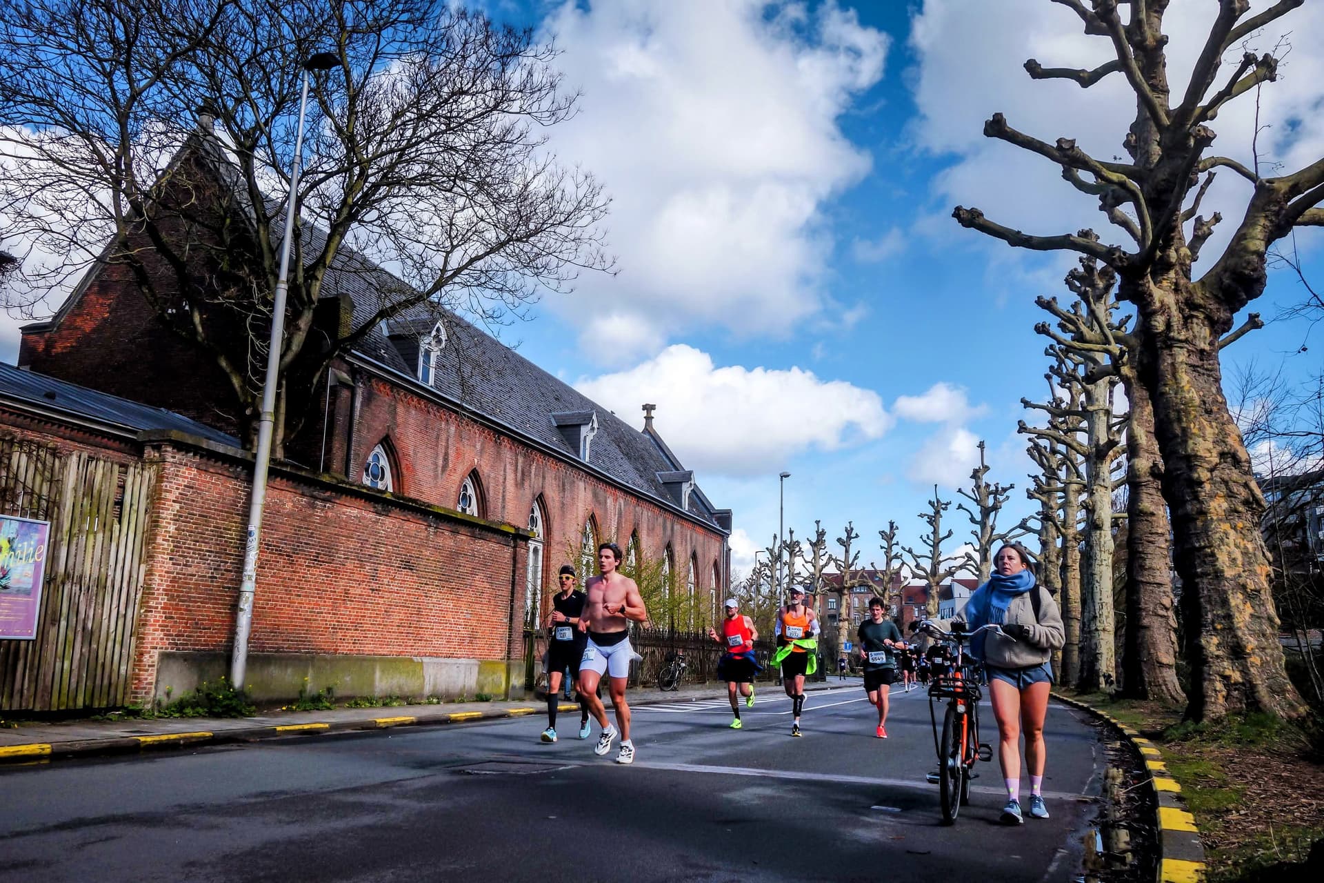 Heading toward the finish