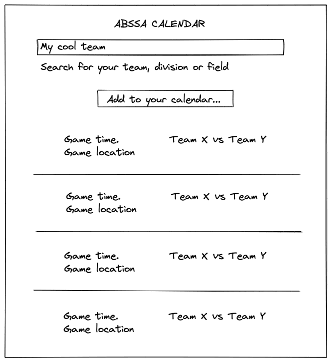 An early sketch of calabssa