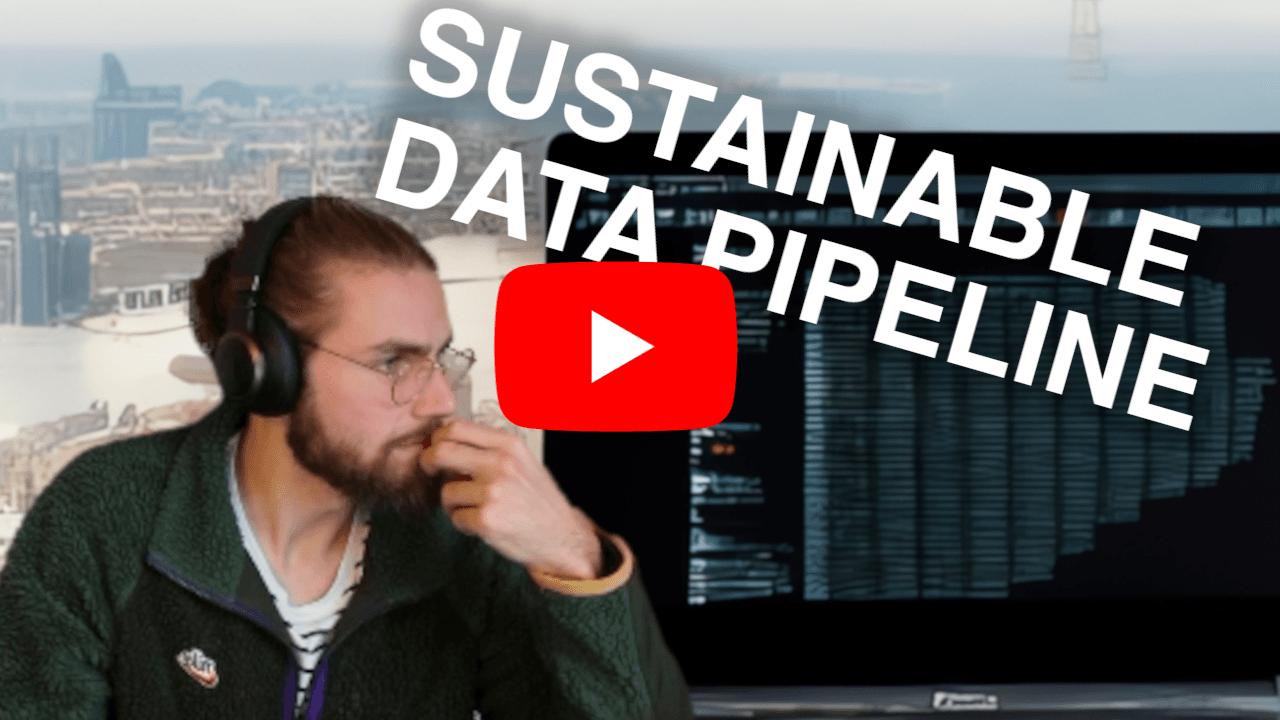 Sustainable data pipeline development